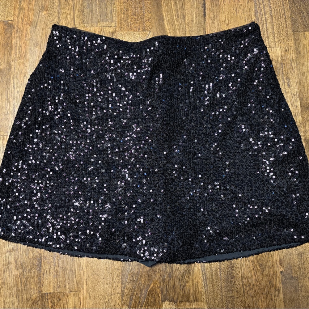 Abercrombie & Fitch Black sequin skirt